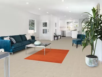 Orange Gabbeh Modern Wool Accent Rug 4x6