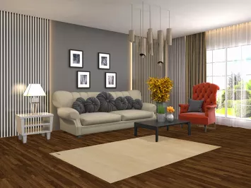 Handmade Gabbeh Modern Wool Accent Rug 4x6