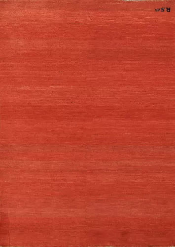 Handmade Gabbeh Modern Wool Accent Rug 4x6