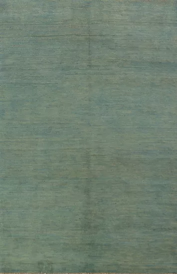 Green & Blue Gabbeh Oriental Rug 3x6