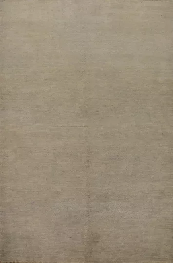 Handmade Modern Gabbeh Wool Accent Rug 4x6