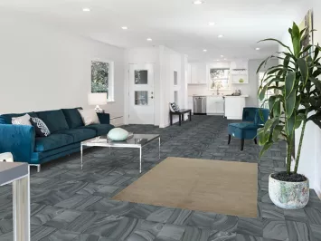 Handmade Modern Gabbeh Wool Accent Rug 4x6