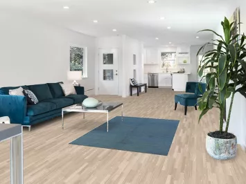 Blue Gabbeh Modern Wool Accent Rug 4x6