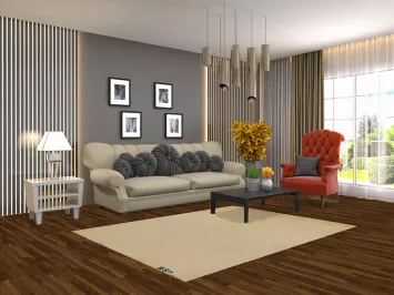 Handmade Gabbeh Modern Oriental Rug 5x6