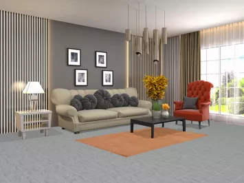 Handmade Gabbeh Modern Wool Accent Rug 4x6