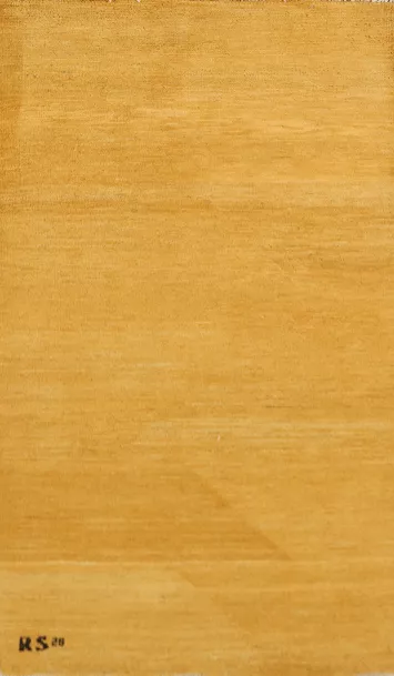 Modern Yellow Gabbeh Oriental Foyer Rug 3x5