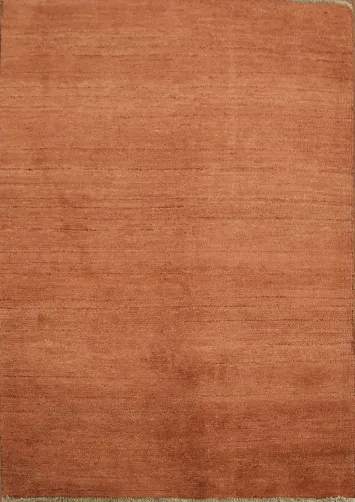 Handmade Orange Gabbeh Oriental Foyer Rug 3x5