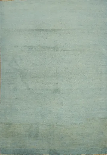 Blue Modern Wool Gabbeh Oriental Foyer Rug 3x5