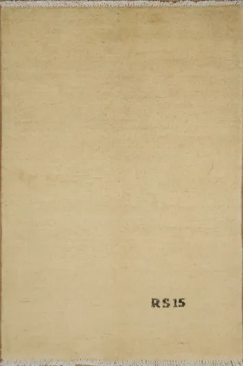 Modern Wool Gabbeh Oriental Accent Rug 3x4