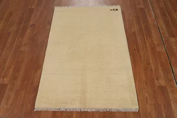 Modern Wool Gabbeh Oriental Accent Rug 3x4