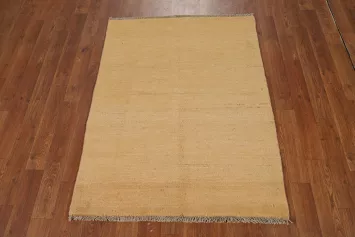 Modern Wool Gabbeh Oriental Accent Rug 3x4