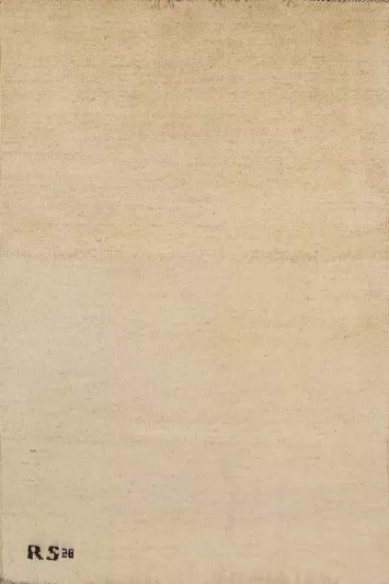 Modern Wool Gabbeh Oriental Accent Rug 3x4