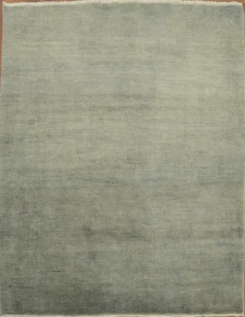 Gray Wool Gabbeh Oriental Accent Rug 3x4