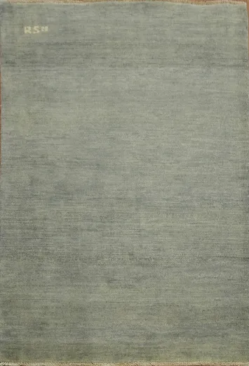 Handmade Gray Gabbeh Oriental Foyer Rug 3x5