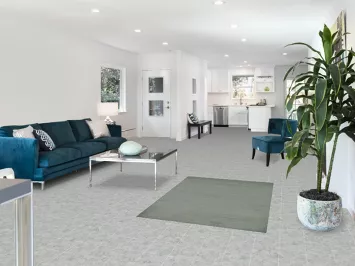 Blue & Green Wool Gabbeh Oriental Foyer Rug 3x5