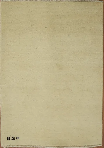 Modern Wool Gabbeh Oriental Accent Rug 3x4