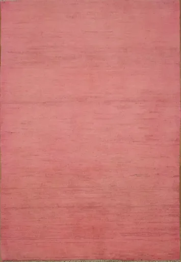 Modern Pink Wool Gabbeh Oriental Foyer Rug 3x5