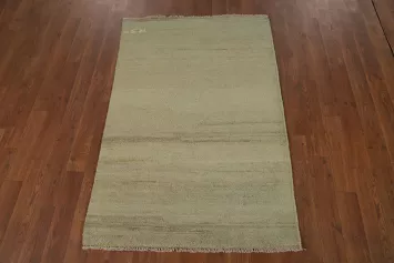 Modern Wool Gabbeh Oriental Accent Rug 3x4