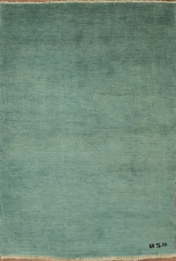 Modern Blue Gabbeh Oriental Rug 3x5