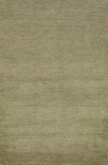 Green Modern Wool Gabbeh Oriental Rug 3x5