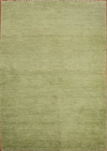 Green Modern Wool Gabbeh Oriental Rug 3x5