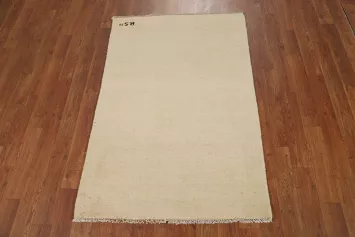 Handmade Gabbeh Modern Wool Foyer Rug 3x4
