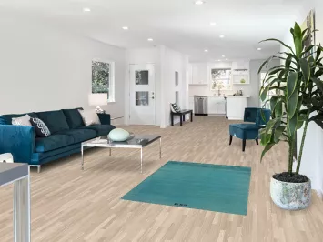 Turquoise Blue Wool Gabbeh Accent Modern Rug 4x5