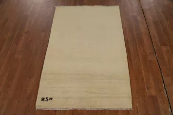 Handmade Gabbeh Modern Wool Foyer Rug 3x4