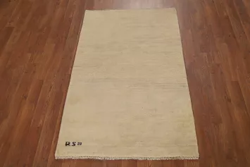 Handmade Gabbeh Modern Wool Foyer Rug 3x4