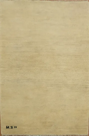 Handmade Gabbeh Modern Wool Foyer Rug 3x4