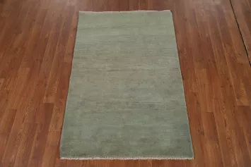 Handmade Gabbeh Modern Wool Foyer Rug 3x4
