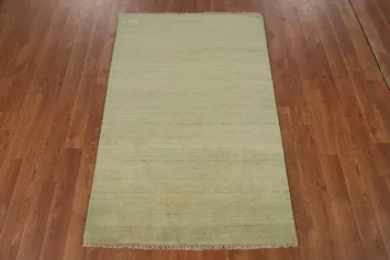 Handmade Gabbeh Modern Wool Foyer Rug 3x4