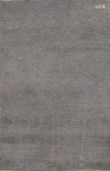Gray Modern Wool Gabbeh Oriental Rug 3x5