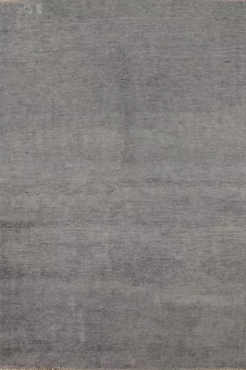 Modern Gray Wool Gabbeh Oriental Rug 3x5