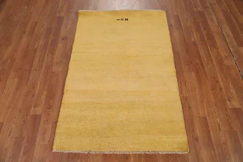 Handmade Gabbeh Modern Wool Foyer Rug 3x4