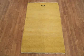 Handmade Gabbeh Modern Wool Foyer Rug 3x4