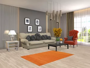 Contemporary Wool Gabbeh Oriental Rug 3x5