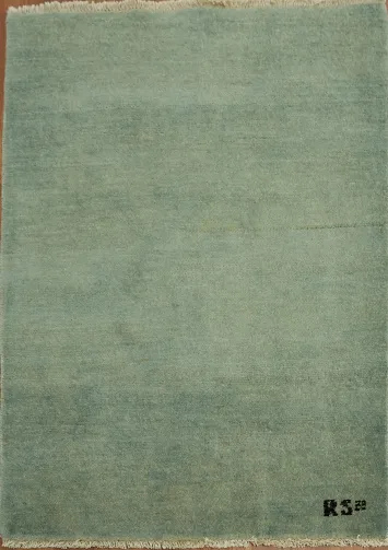 Handmade Gabbeh Modern Wool Foyer Rug 3x4