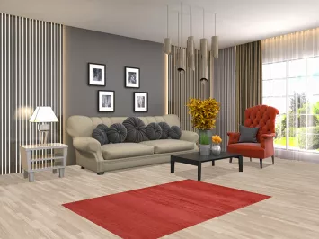 Modern Wool Gabbeh Oriental Rug 3x5