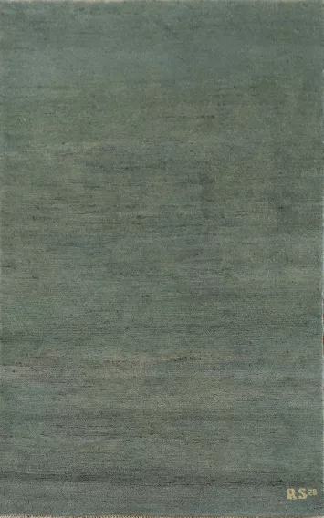 Handmade Gabbeh Modern Wool Foyer Rug 3x4