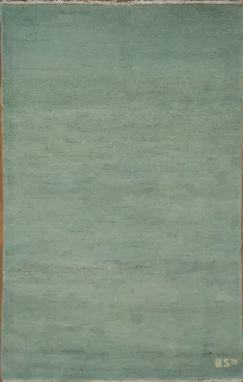 Handmade Gabbeh Modern Wool Foyer Rug 3x4