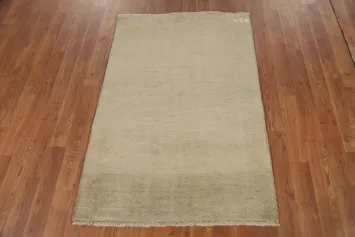 Handmade Gabbeh Modern Wool Foyer Rug 3x4