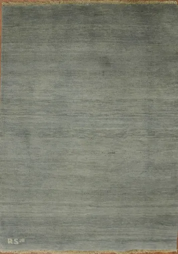 Modern Gray Wool Gabbeh Oriental Rug 3x5