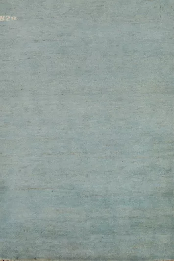 Light Blue Modern Wool Gabbeh Oriental Rug 3x5