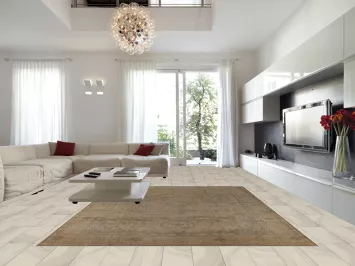 Vintage Floral Tabriz Persian Area Rug 10x13