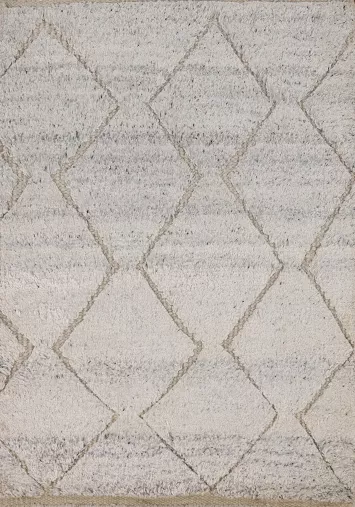 Geometric Wool Moroccan Oriental Accent Rug 2x3