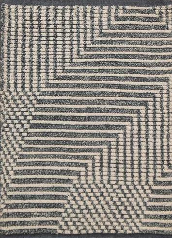Striped Wool Moroccan Modern Accent Rug 2x3