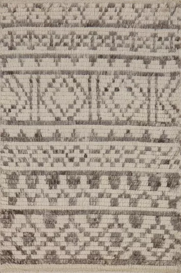 Geometric Wool Moroccan Oriental Accent Rug 2x3