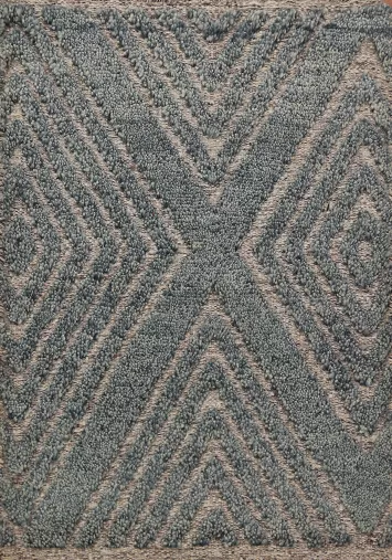 Geometric Wool Moroccan Modern Accent Rug 2x3