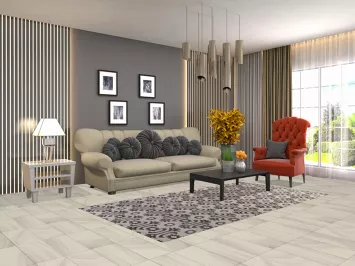 All-Over Geometric Moroccan Oriental Rug 5x8